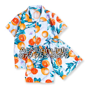 Bộ Đi Biển Kate Thái - Trái Cam Trắng - �...